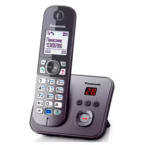 Радиотелефон Panasonic KX-TG 6821RUM Silver - ForteMarket Радиотелефон Panasonic KX-TG 6821RUM Silver купить,0