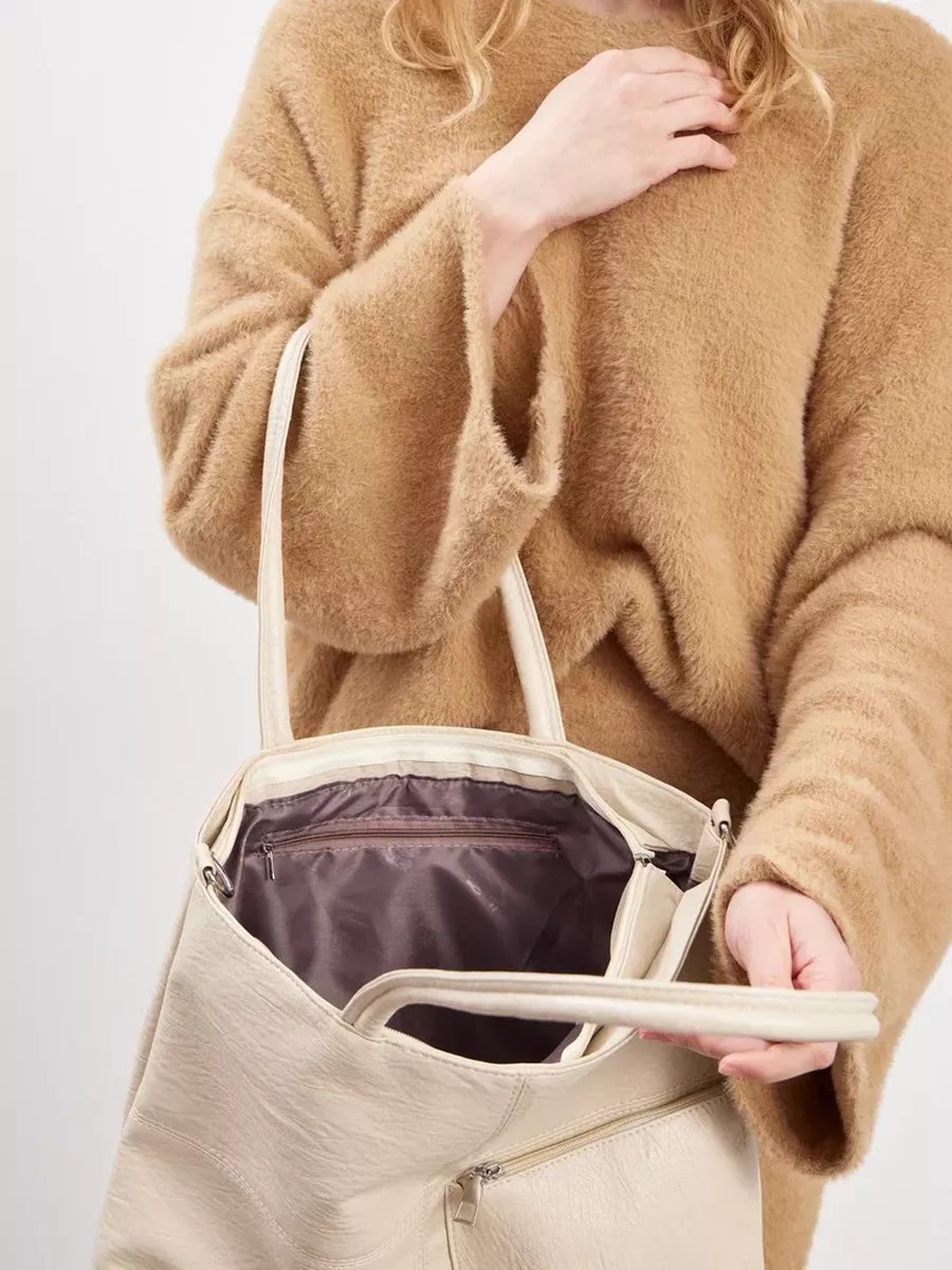 Сумка шоппер ForMe Style экокожа белый купить,NaN