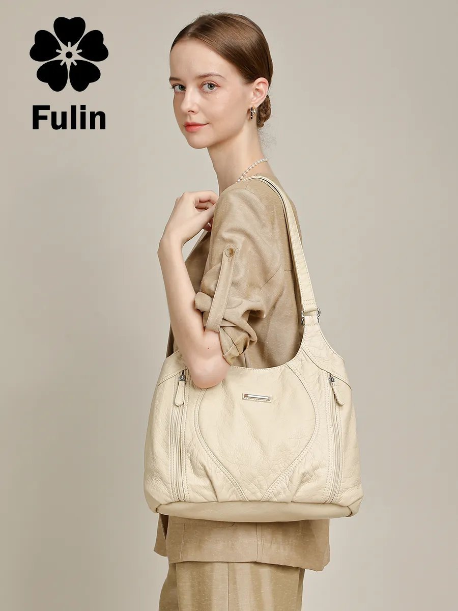 Сумка шоппер FULIN экокожа бежевый купить,NaN