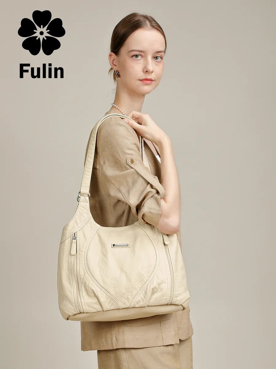 Сумка шоппер FULIN экокожа бежевый купить,NaN