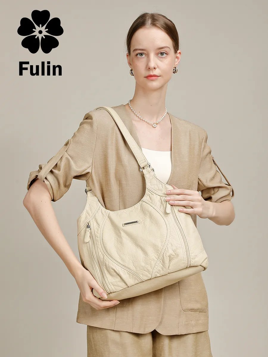 Сумка шоппер FULIN экокожа бежевый купить,NaN