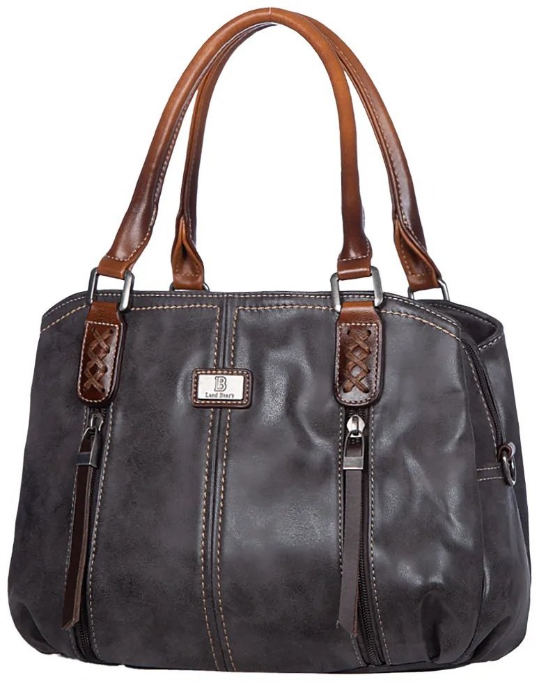 Сумка тоут Land Bear's полиэстер серый купить,NaN