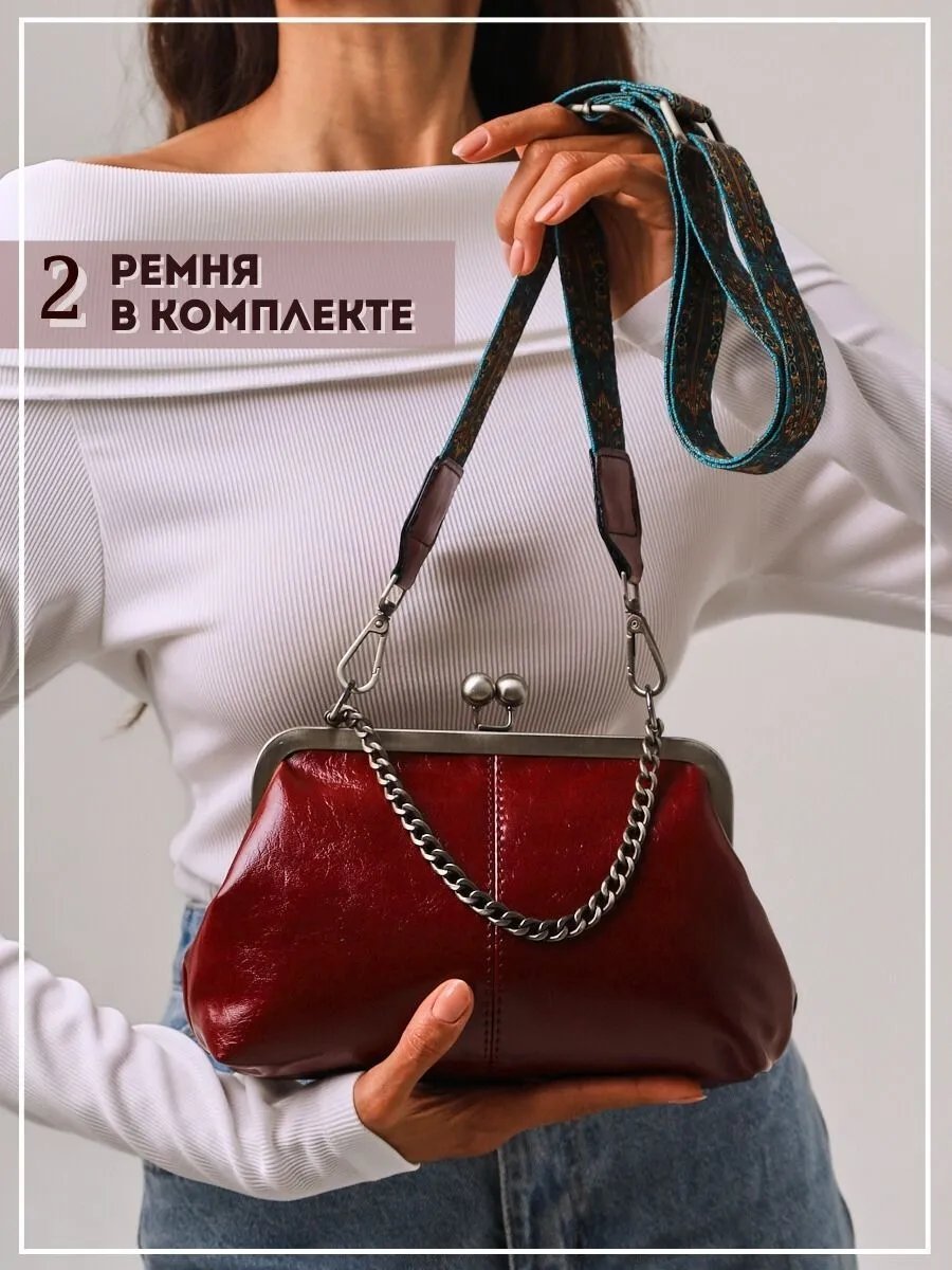 Сумка кросс-боди FRIEN-DLY экокожа коричневый купить,NaN
