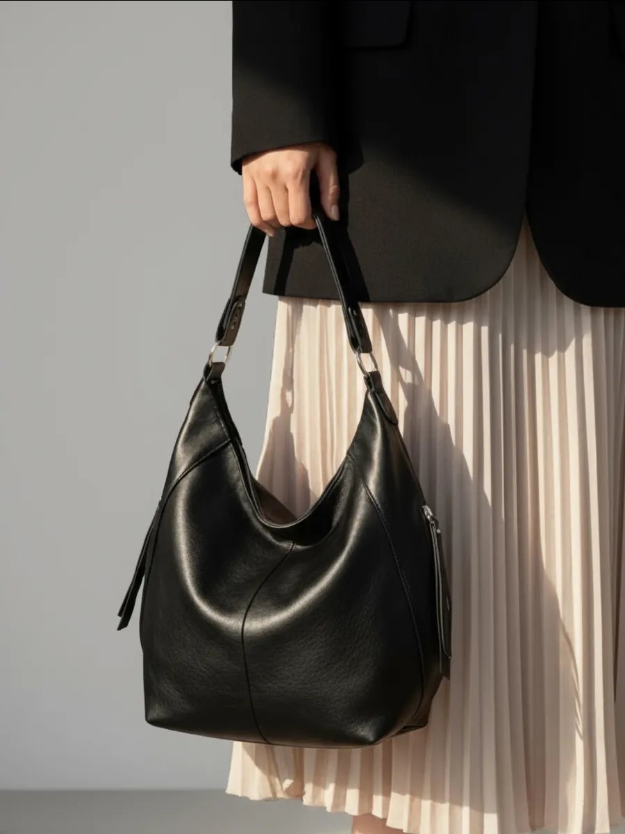 Сумка шоппер ICONIC BAGS искусственная кожа черный купить,NaN