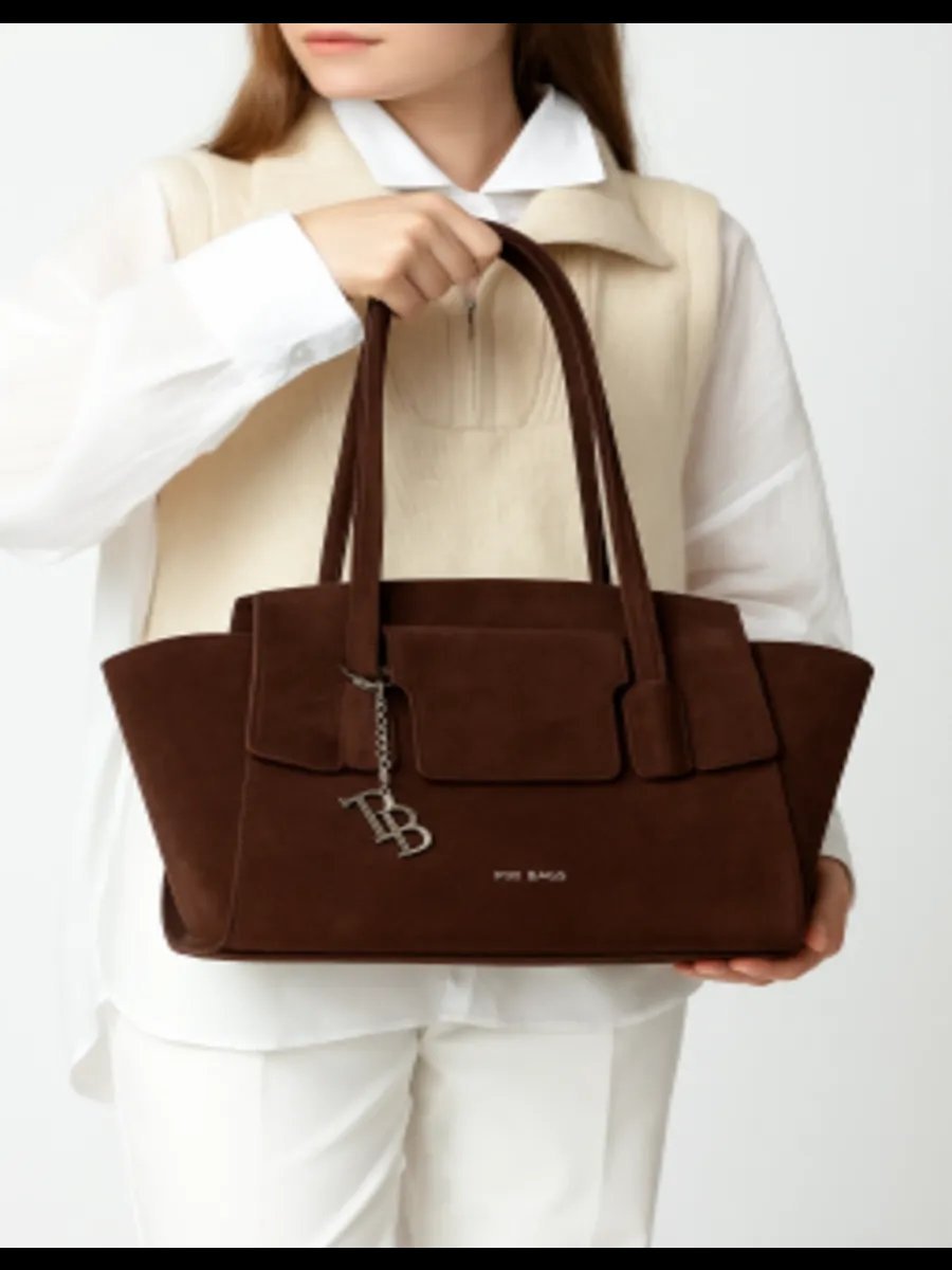 Сумка кросс-боди PIXI BAGS полиэстер коричневый купить,NaN