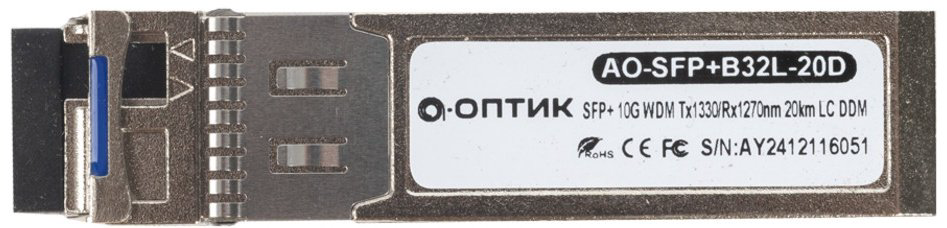 Трансивер А-Оптик AO-SFP+B32L-3D купить,NaN