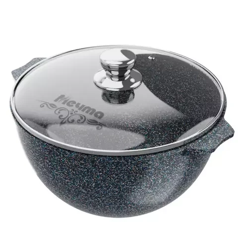 Казан индукционный Мечта Induction Pro 54803И 4.5л АП Гранит Black