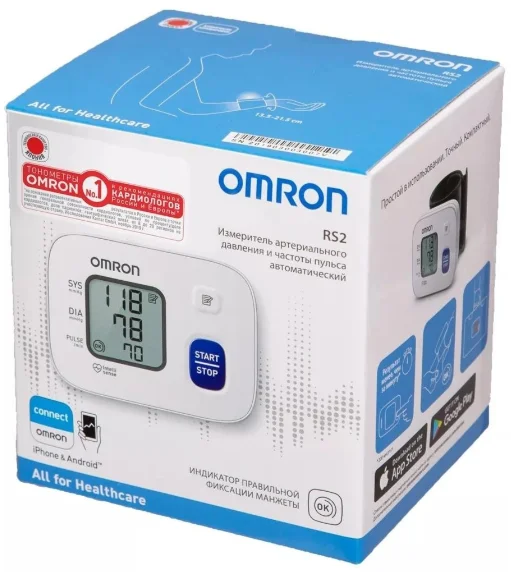 Тонометр Omron RS2 HEM-6161-E купить,NaN