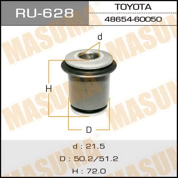 MASUMA сайлентблок RU628 купить,9776