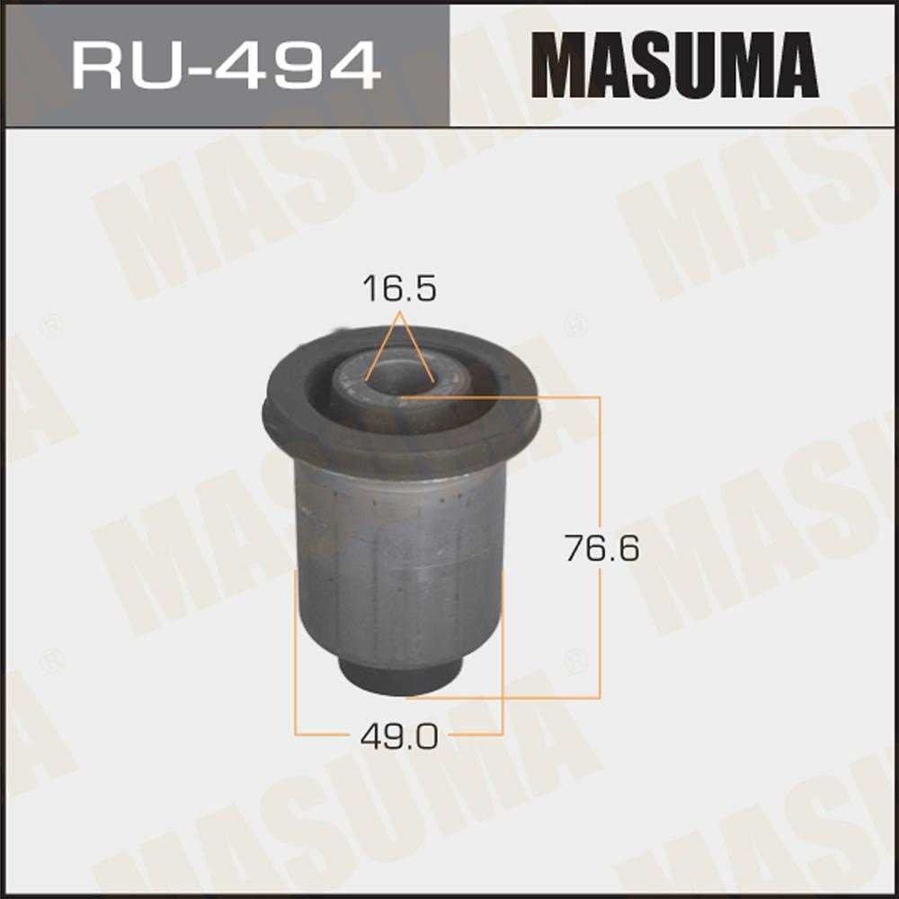 MASUMA сайлентблок рычага подвески RU494 купить,6417