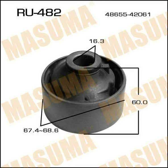 MASUMA сайлентблок рычага подвески RU-482 купить,6069