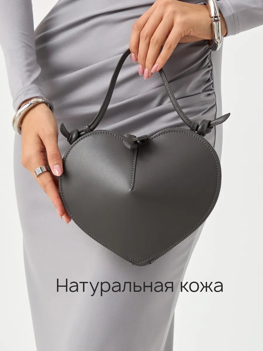 Сумка кросс-боди MILLIRISWAY натуральная кожа серый купить,NaN