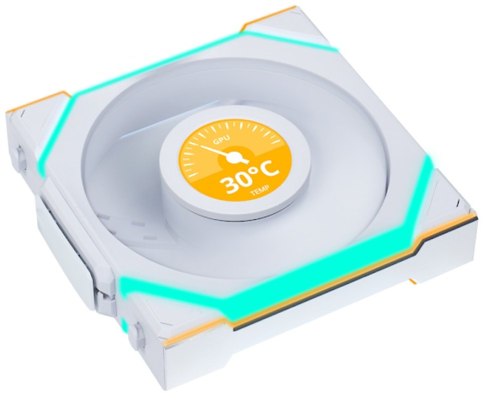 Вентилятор LIAN LI Uni Fan SL Wireless LCD 120 ARGB Reverse Blade 12RSLLCD1W1W - ForteMarket Вентилятор LIAN LI Uni Fan SL Wireless LCD 120 ARGB Reverse Blade 12RSLLCD1W1W купить,0