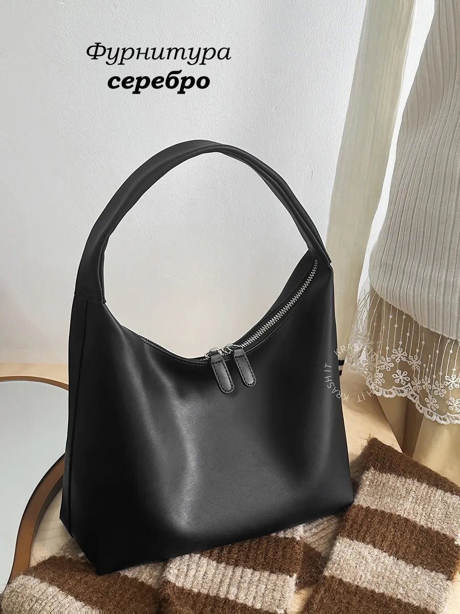 Сумка багет SHARK bags экокожа серый купить,NaN