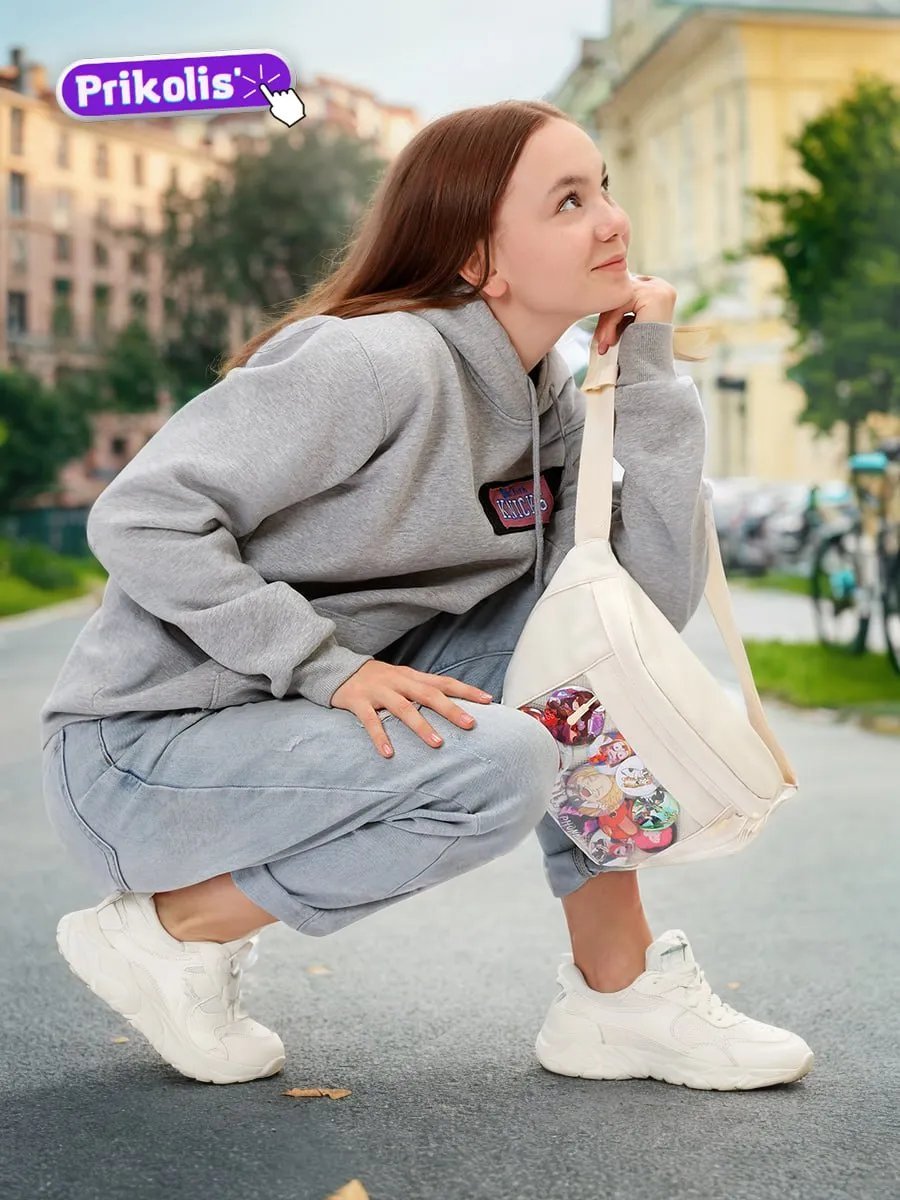 Сумка поясная Prikolis полиэстер бежевый купить,NaN