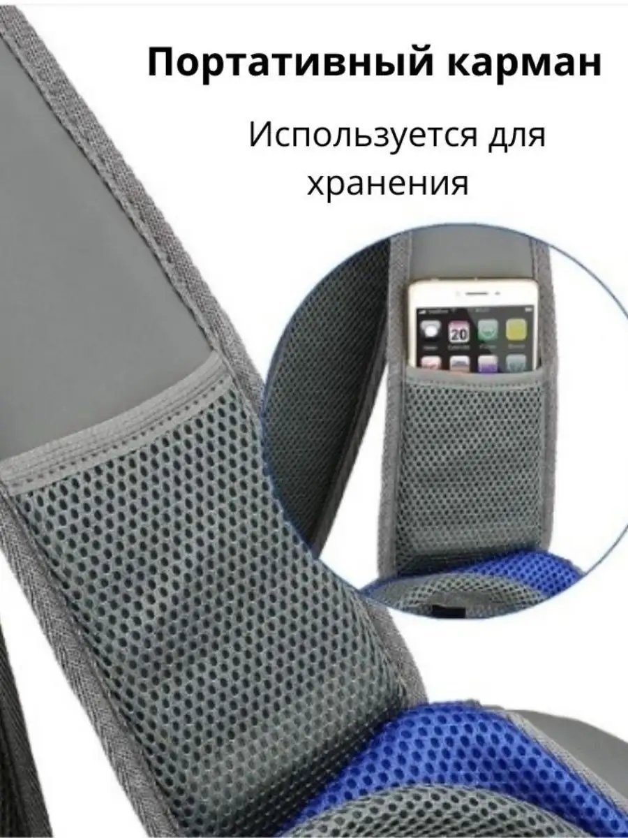 Сумка слинг GoodsVikPet оксфорд серый купить,NaN