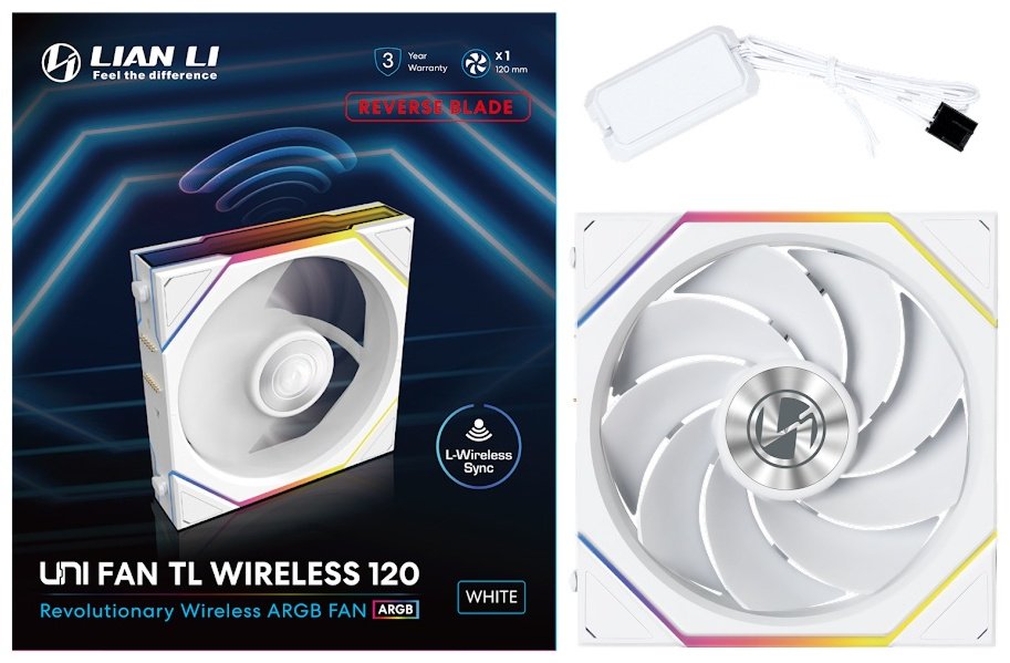 Вентилятор LIAN LI Uni Fan TL Wireless 120 ARGB Reverse Blade G99.12RTL1W1W.00