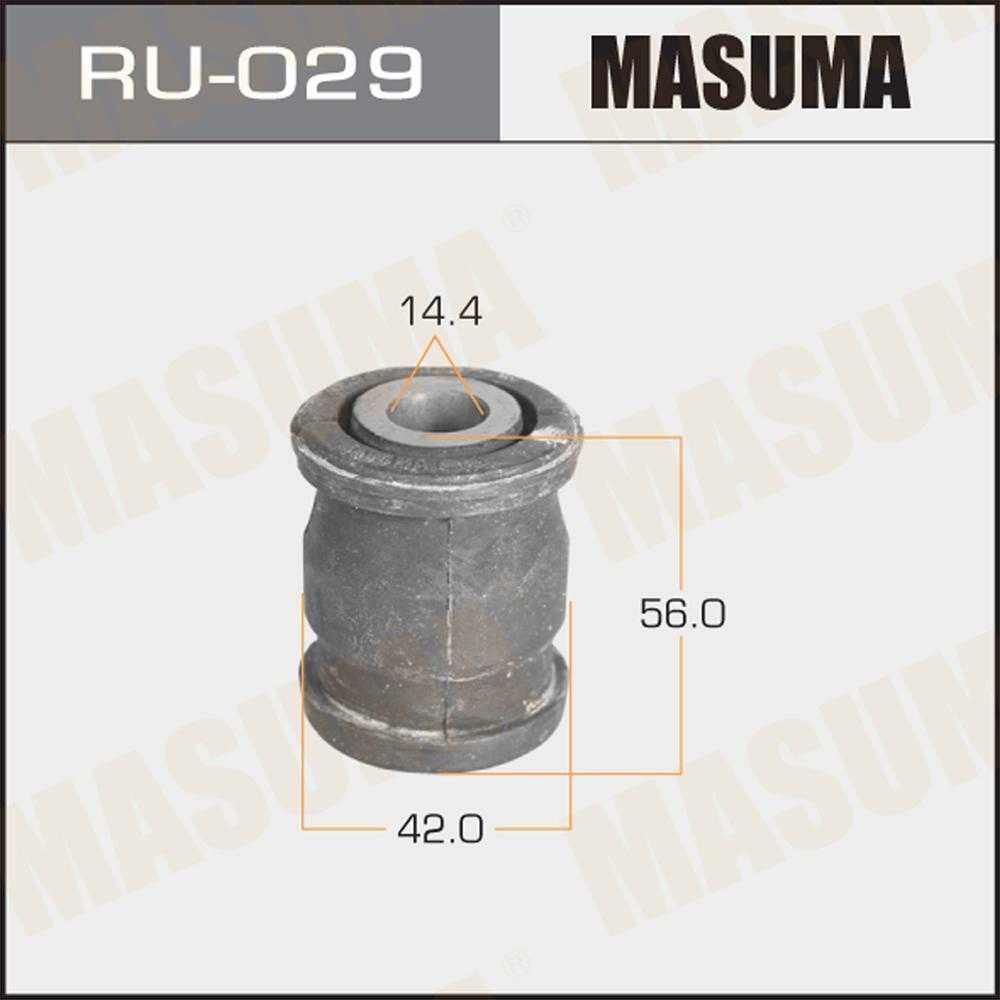 MASUMA сайлентблок рычага подвески RU029 купить,4343
