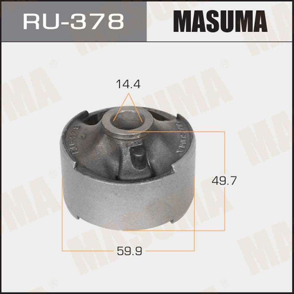 MASUMA сайлентблок рычага подвески RU378 купить,4960