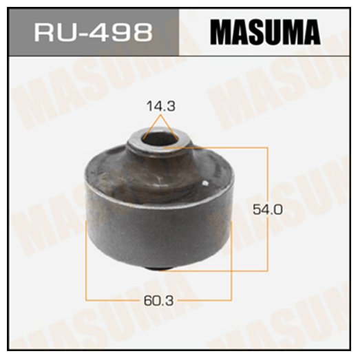 MASUMA сайлентблок рычага подвески RU-498 купить,4907