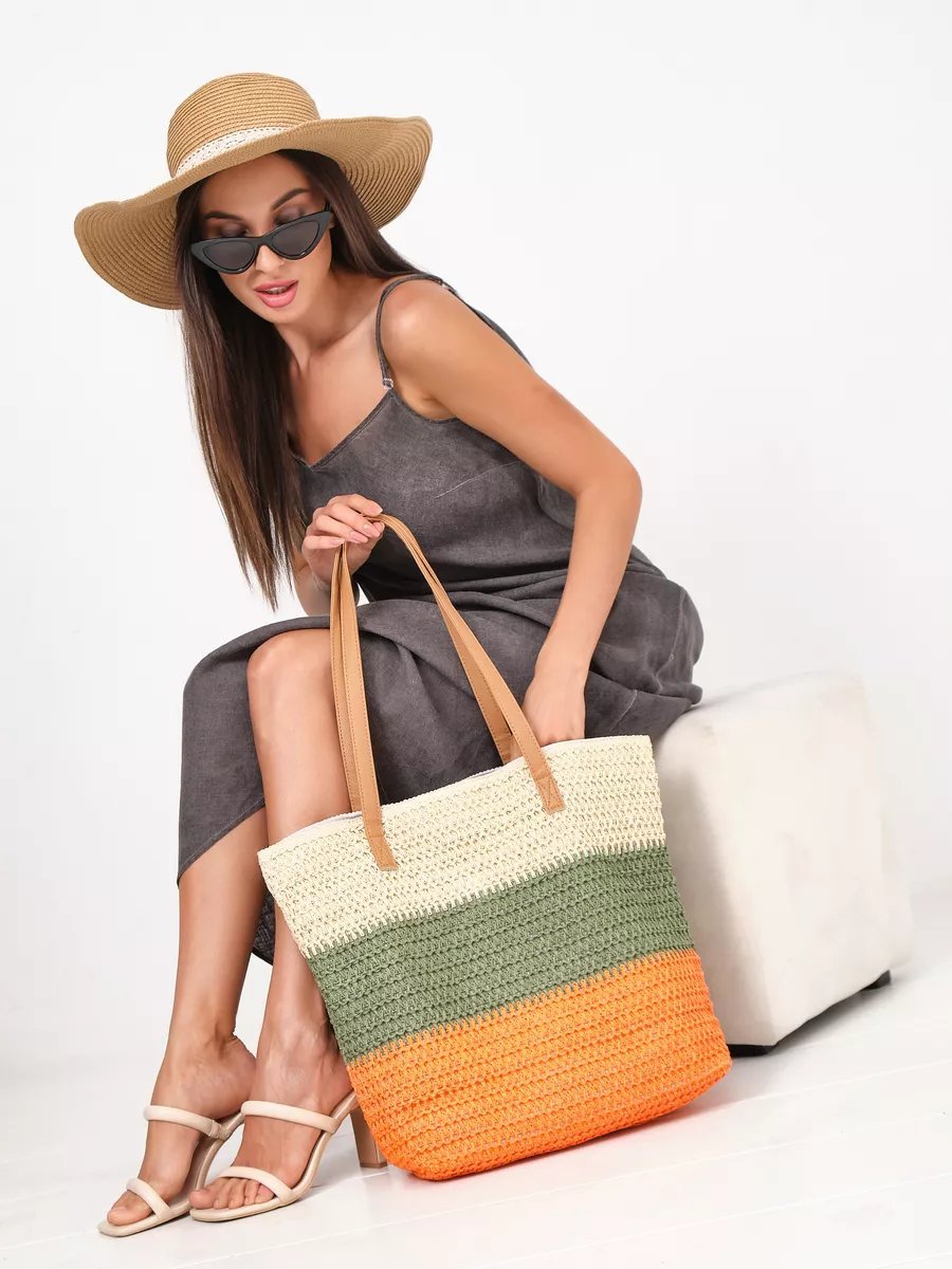 Мини-сумка U&Boho искусственная кожа зеленый