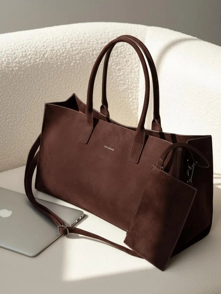Сумка шоппер PIXI BAGS экокожа коричневый