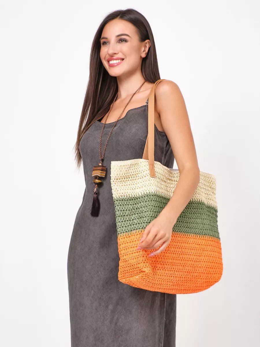 Мини-сумка U&Boho искусственная кожа зеленый