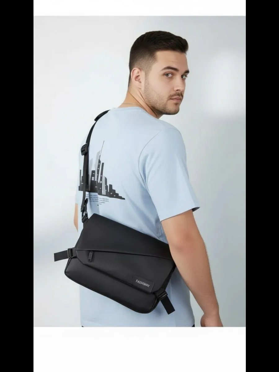 Сумка кросс-боди FASHWAY полиэстер черный купить,NaN