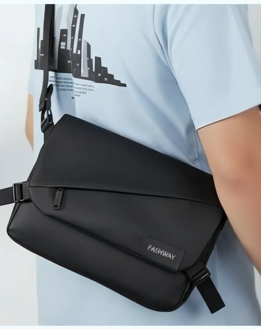 Сумка кросс-боди FASHWAY полиэстер черный купить,NaN