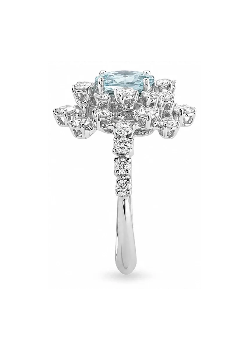 Кольцо Damiani Mimosa 20071066 белое золото 16.8р 4.35гр купить,3270000
