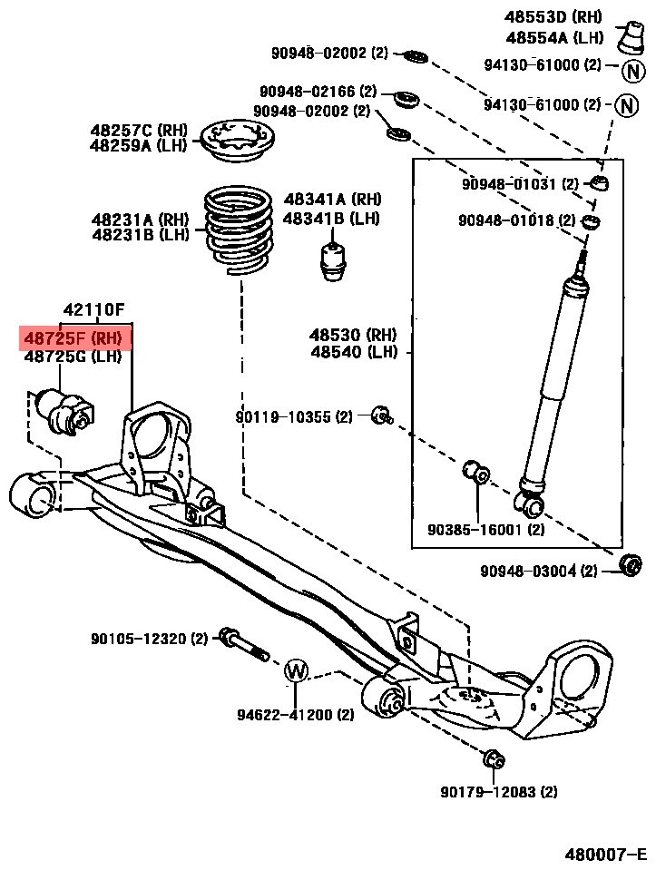 JD сайлентблок балки JRR0005