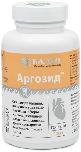 Биолит БАД Гранулы Аргозид 120г
