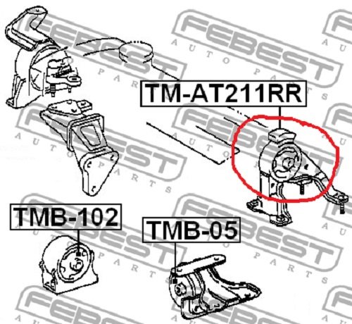 Just Drive сайлентблок подушки двигателя JDT0910E купить,4967
