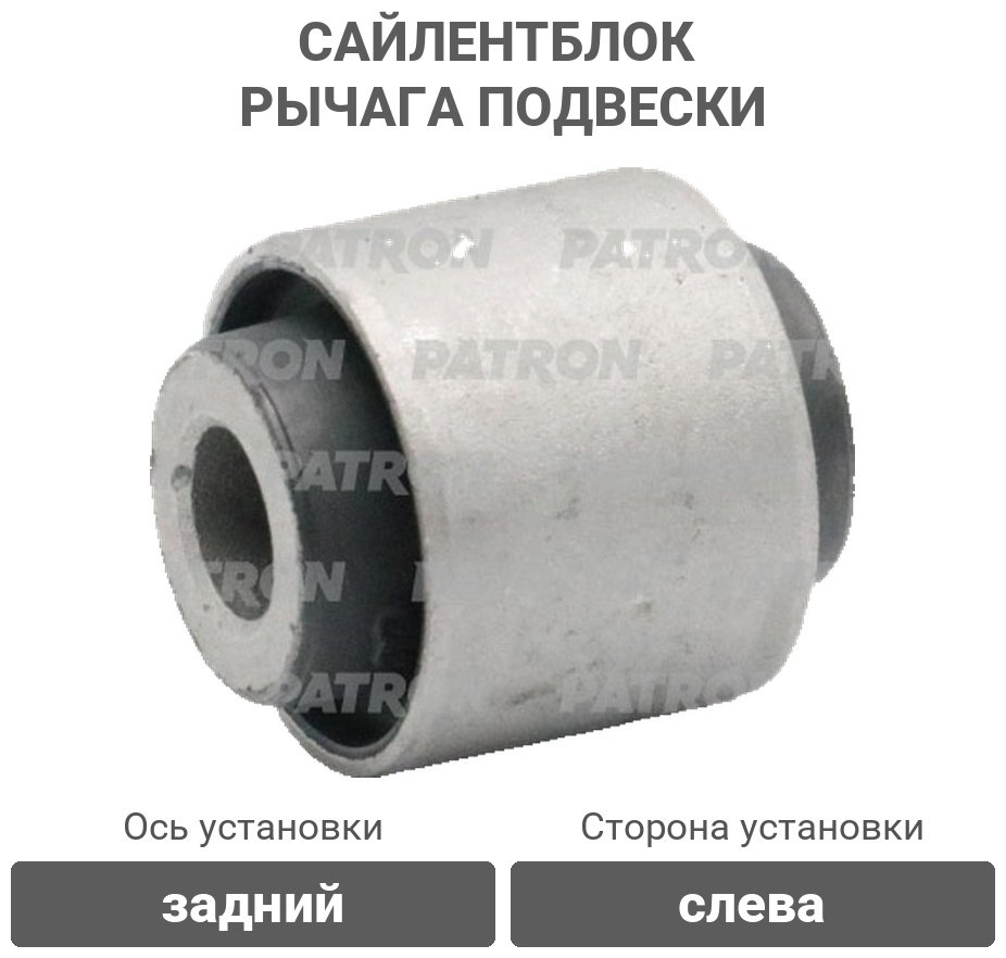 PATRON сайлентблок рычага подвески PSE12346 купить,2981