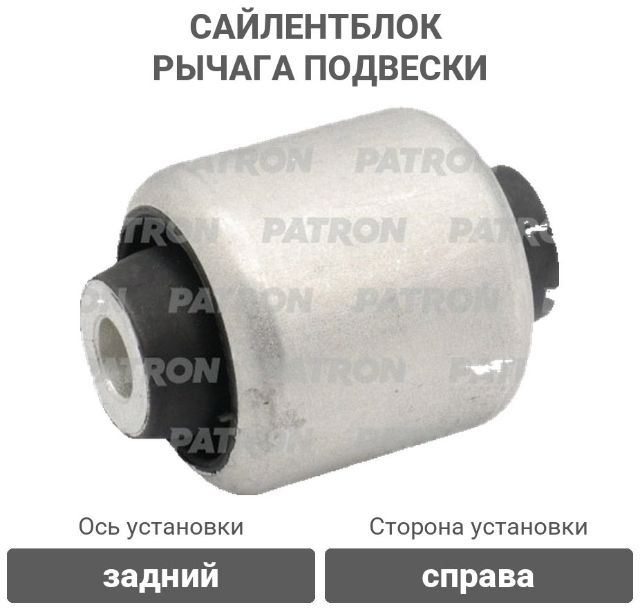 PATRON сайлентблок рычага подвески PSE12410 купить,3667