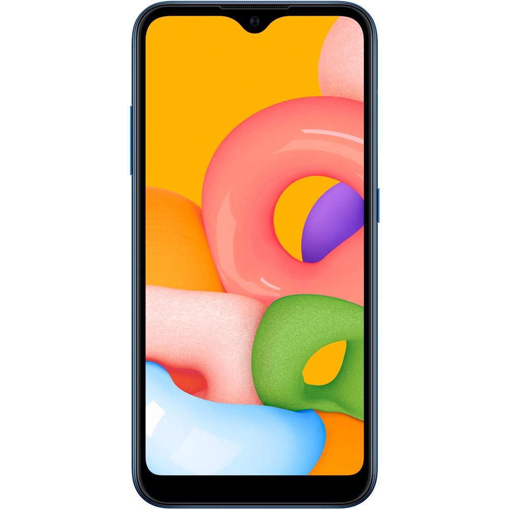 Смартфон Samsung Galaxy A01 16Gb Blue  купить,NaN