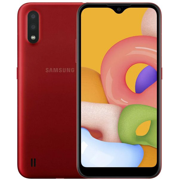 Смартфон Samsung Galaxy A01 16Gb Red  купить,NaN