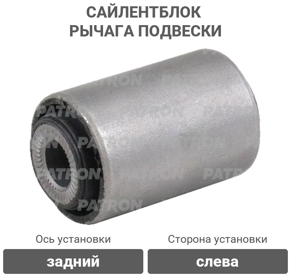 PATRON сайлентблок рычага подвески PSE12476 купить,3561
