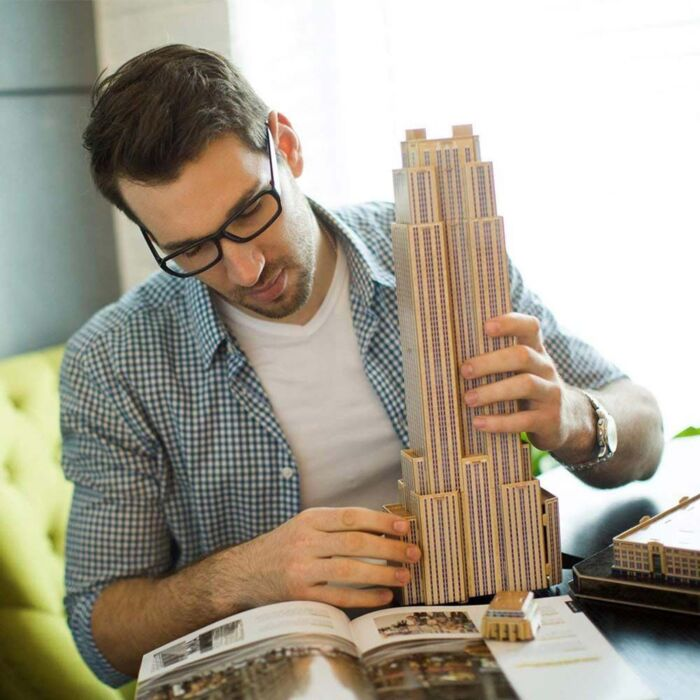 Пазлы CubicFun National Geographic Эмпайр Стэйт Билдинг 66 элементов купить,NaN