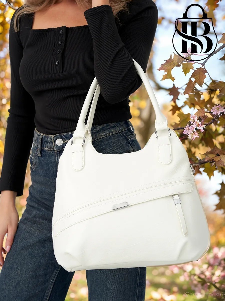 Сумка шоппер ICONIC BAGS искусственная кожа бежевый купить,NaN