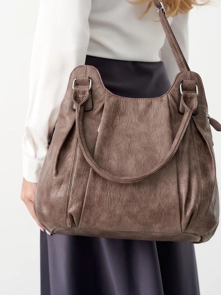 Сумка шоппер ICONIC BAGS искусственная кожа бежевый купить,NaN