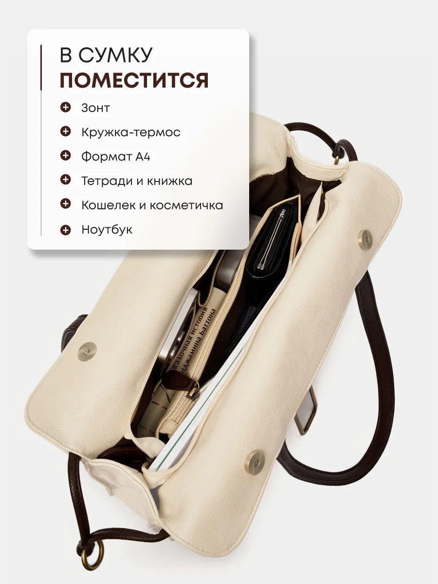Сумка кросс-боди ESTETTY экокожа бежевый купить,NaN