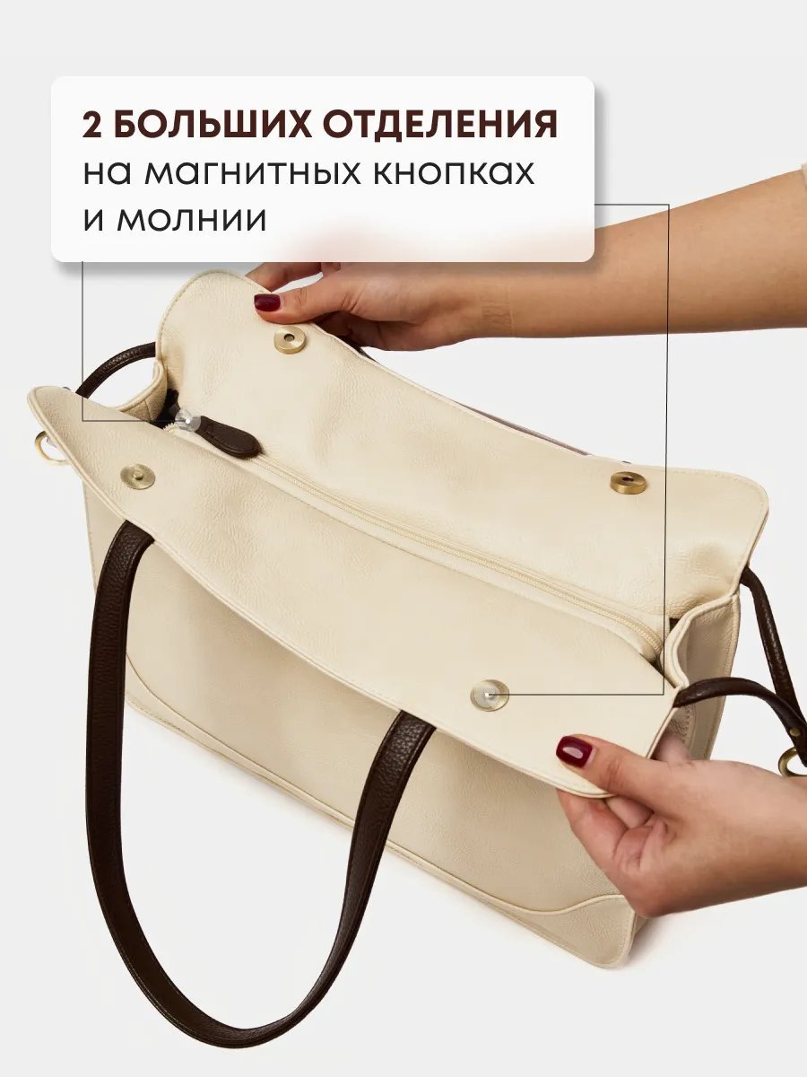 Сумка кросс-боди ESTETTY экокожа бежевый купить,NaN