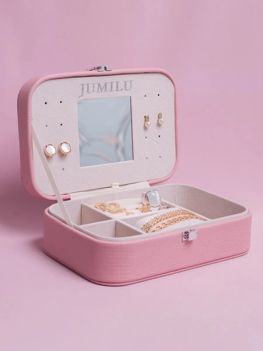 Мини-сумка Jumilu экокожа розовый купить,NaN