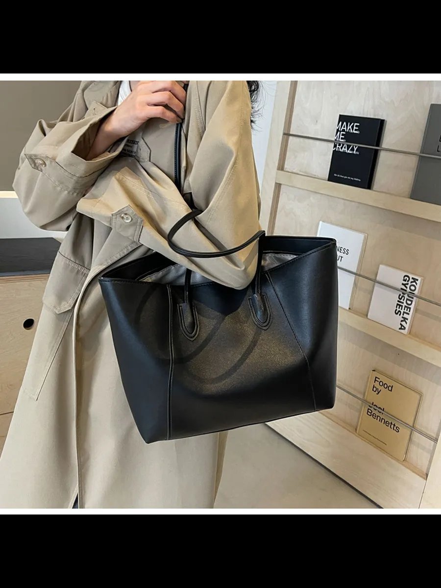 Сумка шоппер BagsPro экокожа черный купить,NaN