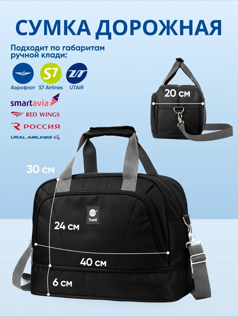 Мини-сумка JOURNEY оксфорд черный купить,NaN