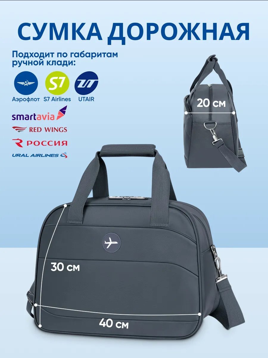 Мини-сумка JOURNEY оксфорд серый купить,NaN
