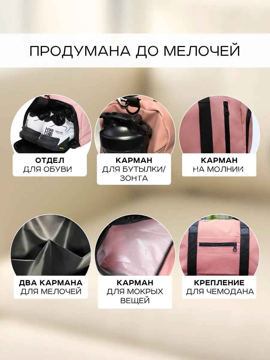 Мини-сумка STARRKO нейлон розовый купить,NaN