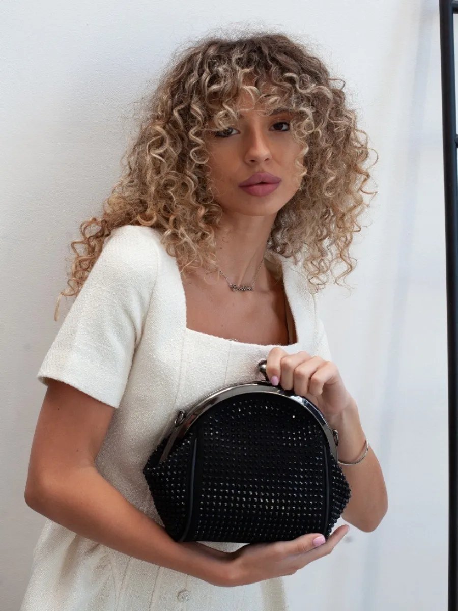 Сумка багет Rare accessories экокожа черный купить,NaN