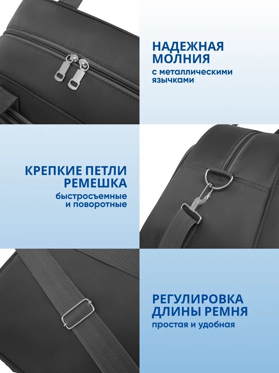 Мини-сумка JOURNEY оксфорд черный купить,NaN